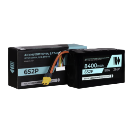 Акумулятор для FPV дрона 8400 mAh 6s2p Molicel (INR21700-P42A)