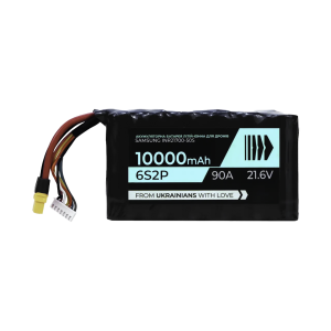 Акумулятор 10 000 mAh Li-ion 6s2p  на елементах Samsung INR21700-50S