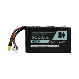 Литий-ионный 9000 mAh аккумулятор BTRY 6s2p на элементах Molicel INR21700-P45B