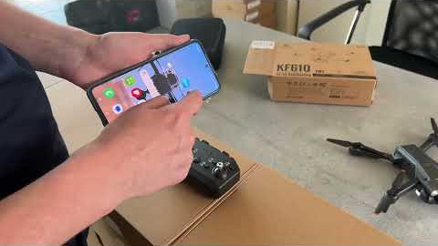  Квадрокоптер KF610 дрон с управляемой камерой